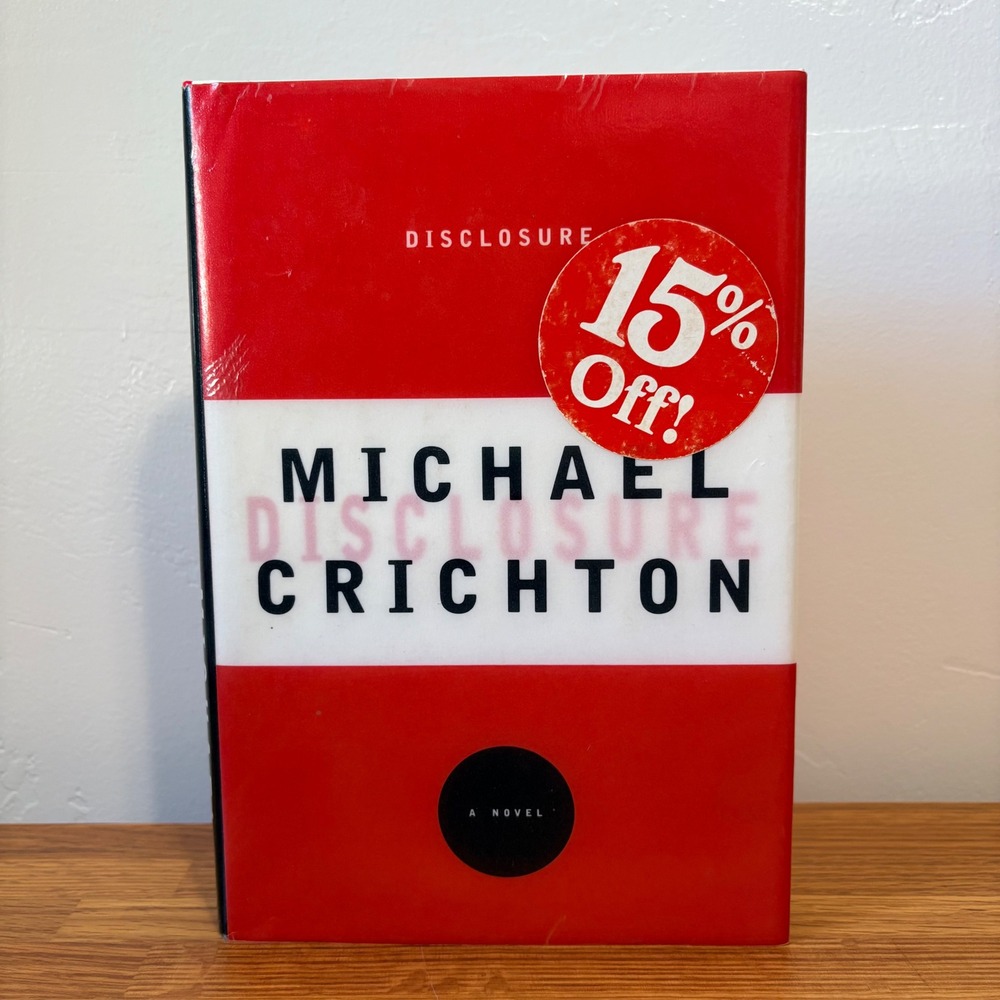 Michael Crichton Disclosure First Edition First Printing Hardcover 1993 Knopf